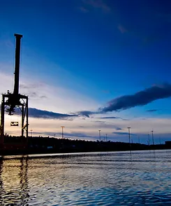 A Crane at the Port of Seattle